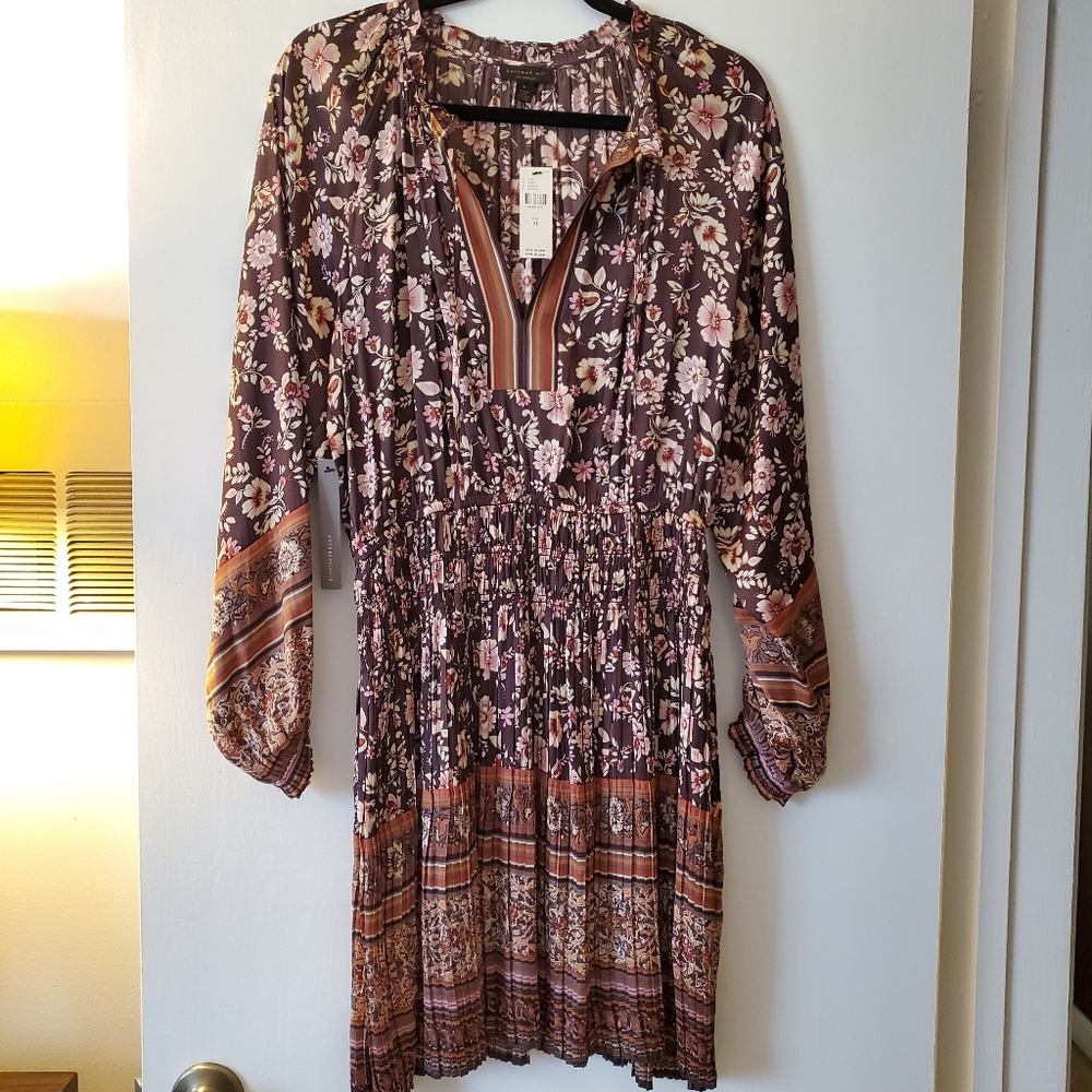 NWT Current Air Multi Color Floral Pattern Dress